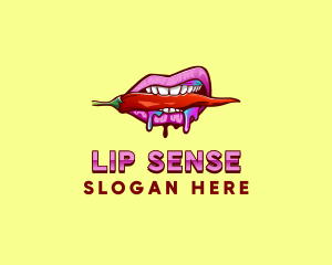 Sexy Lips Chili logo design