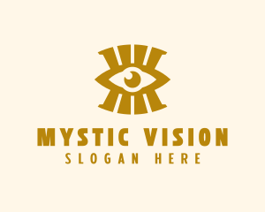 Fortune Telling - Golden Eye Fortune Teller logo design