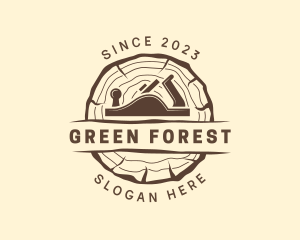 Wood Planer Log logo design