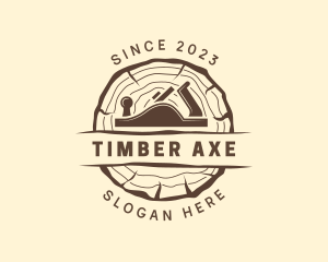 Wood Planer Log logo design