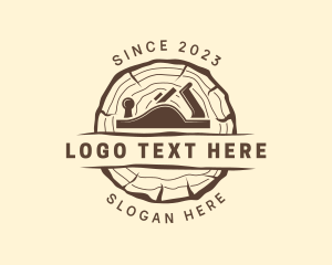Wood Planer Log Logo