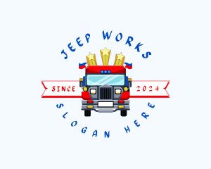 Jeep - Filipino Jeepney Tour logo design