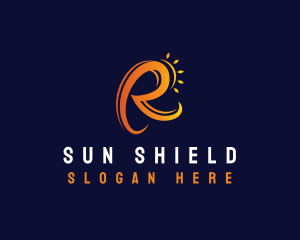 Sunscreen - Sun Summer Resort logo design