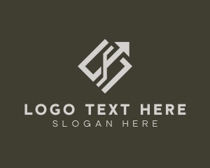 Logistics - Diamond Arrow Consultant logo design