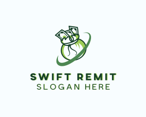 Remittance - Money Bag Banking logo design