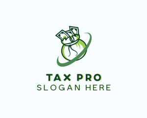 Tax - Money Bag Banking logo design