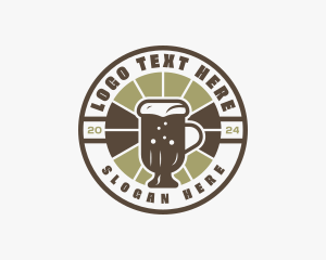 Stein Glass - Beer Pub Bar logo design