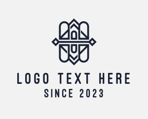 Evangelize - Abstract Pattern Line Art logo design