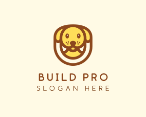Pooch - Cute Puppy Dog logo design