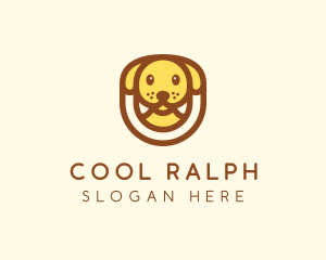 Cute Puppy Dog logo design