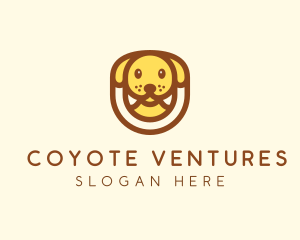 Cute Puppy Dog logo design