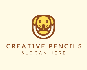 Cute Puppy Dog logo design