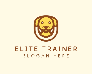 Cute Puppy Dog logo design