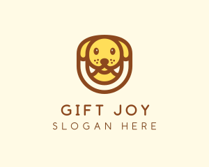 Cute Puppy Dog logo design