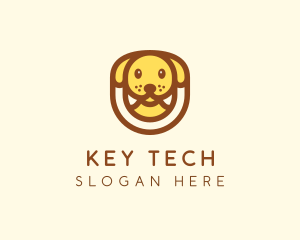 Cute Puppy Dog logo design