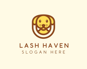 Cute Puppy Dog logo design