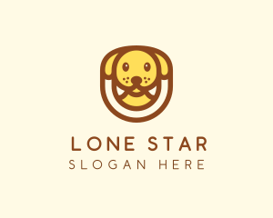 Cute Puppy Dog logo design