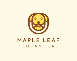 Cute Puppy Dog logo design