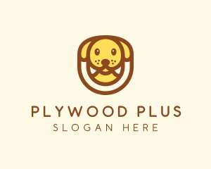 Cute Puppy Dog logo design