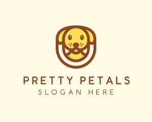 Cute Puppy Dog logo design