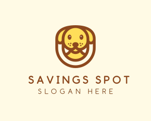 Cute Puppy Dog logo design