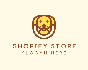 Cute Puppy Dog logo design