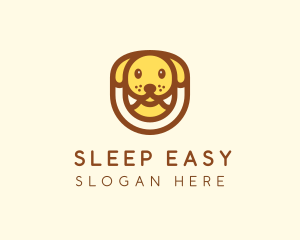 Cute Puppy Dog logo design