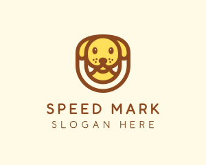 Cute Puppy Dog logo design