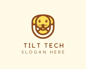 Cute Puppy Dog logo design