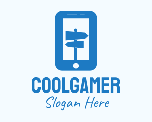 Navigation - Mobile Phone Locator logo design