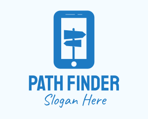 Way - Mobile Phone Locator logo design