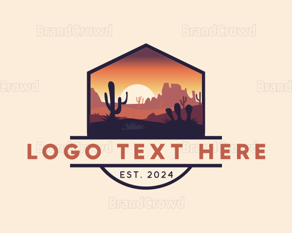 West Desert Landscape Logo