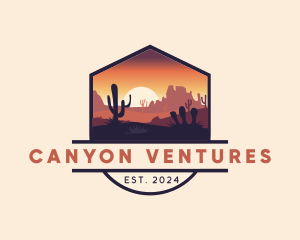 Canyon - West Desert Landscape logo design