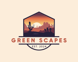 Landscape - West Desert Landscape logo design