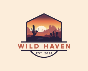 West Desert Landscape logo design