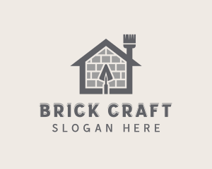 Brickwork - Masonry House Brick logo design