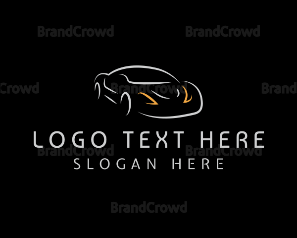 Race Car Vehicle Logo