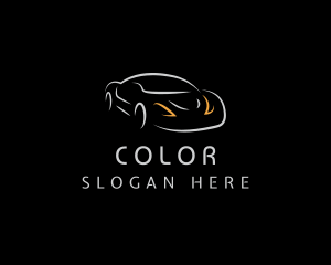 Race Car Vehicle Logo