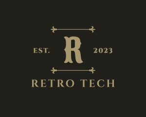 Vintage Retro Boutique logo design