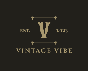 Western Vintage retro Boutique logo design