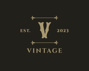 Western Vintage retro Boutique logo design