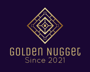 Golden Maze Hotel  logo design