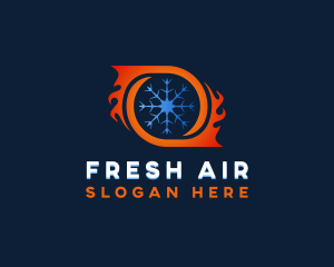 Air Conditioning Ventilation logo design