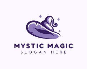 Sorcerer - Wizard Magical Hat logo design