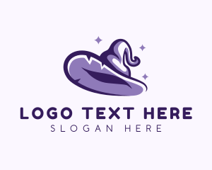 Witch - Wizard Magical Hat logo design