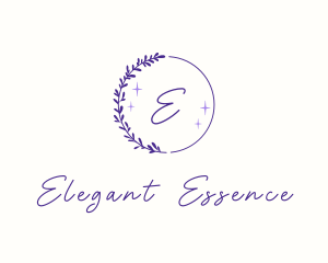 Elegant Floral Wreath logo design