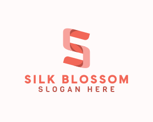 3D Ribbon Media Letter S  logo design