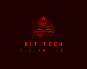 Tech Cyber Cube logo design