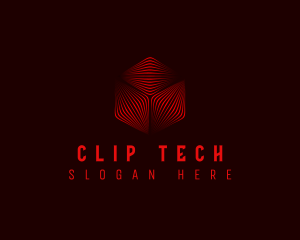 Tech Cyber Cube logo design