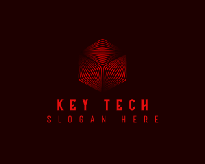 Tech Cyber Cube logo design